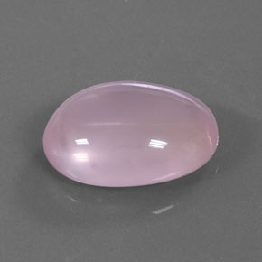 18.40 ct Pink Rose Quartz Stone, Natural Rose Quartz in Oval Cabochon Shape for Sale