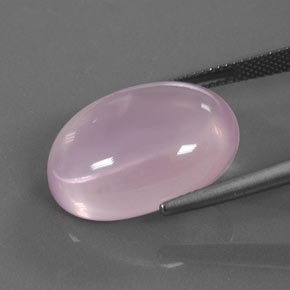 Rose Quartz Gemstone in 20 x 15 mm (calibrated) Size for Sale, Rose Quartz Stone in Bubblegum Pink Color