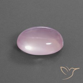15.43 ct Pink Rose Quartz Stone, Natural Rose Quartz in Oval Cabochon Shape for Sale