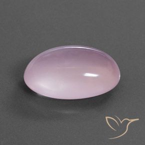 16.19 ct Pink Rose Quartz Stone, Natural Rose Quartz in Oval Cabochon Shape for Sale