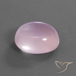 19.21 ct Pink Rose Quartz Stone, Natural Rose Quartz in Oval Cabochon Shape for Sale