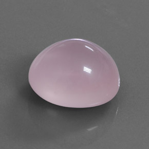 24.19 ct Pink Rose Quartz Stone, Natural Rose Quartz in Oval Cabochon Shape for Sale