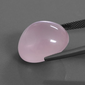 Rose Quartz Gemstone in 18.4 x 16.4 mm Size for Sale, Rose Quartz Stone in Rose Pink Color