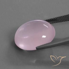 Rose Quartz Gemstone in 18.1 x 16.3 mm Size for Sale, Rose Quartz Stone in Rose Pink Color