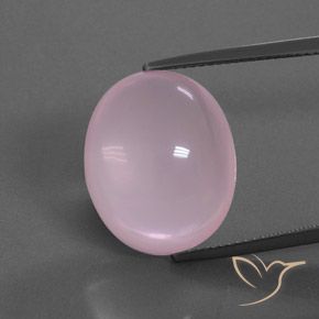 16.18ct Natural Rose Pink Rose Quartz, Oval, Transparent