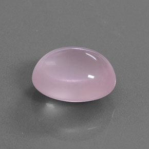 15.57 ct Pink Rose Quartz Stone, Natural Rose Quartz in Oval Cabochon Shape for Sale