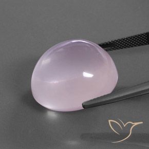 Rose Quartz Gemstone in 20.9 x 19.3 mm Size for Sale, Rose Quartz Stone in Light Pink Color