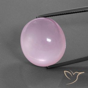 27.63ct Natural Light Pink Rose Quartz, Oval, Transparent/Translucent