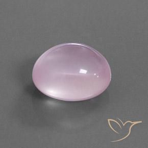 26.24 ct Pink Rose Quartz Stone, Natural Rose Quartz in Oval Cabochon Shape for Sale