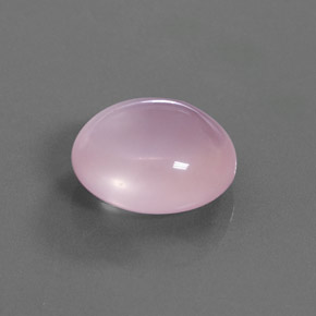 16.44 ct Pink Rose Quartz Stone, Natural Rose Quartz in Oval Cabochon Shape for Sale