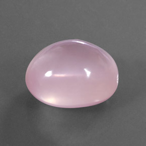 32.56 ct Pink Rose Quartz Stone, Natural Rose Quartz in Oval Cabochon Shape for Sale