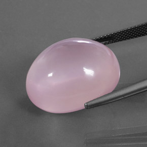 Rose Quartz Gemstone in 20.9 x 17.2 mm Size for Sale, Rose Quartz Stone in Light Pink Color