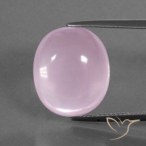 17.98ct Natural Bubblegum Pink Rose Quartz, Oval, Transparent