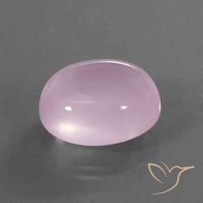 17.98 ct Pink Rose Quartz Stone, Natural Rose Quartz in Oval Cabochon Shape for Sale
