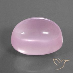 30.02 ct Pink Rose Quartz Stone, Natural Rose Quartz in Oval Cabochon Shape for Sale