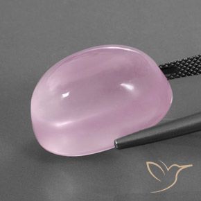 Rose Quartz Gemstone in 20 x 15 mm (calibrated) Size for Sale, Rose Quartz Stone in Light Pink Color