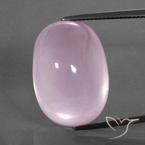 36.17ct Natural Light Pink Rose Quartz, Oval, Transparent