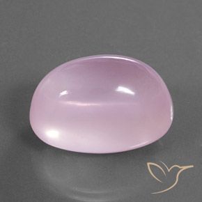 36.17 ct Pink Rose Quartz Stone, Natural Rose Quartz in Oval Cabochon Shape for Sale