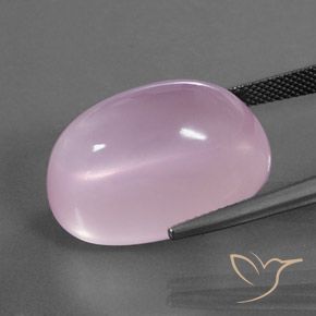 Rose Quartz Gemstone in 23 x 16.4 mm Size for Sale, Rose Quartz Stone in Light Pink Color