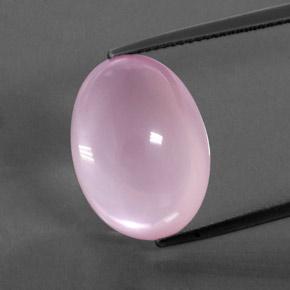 Bubblegum Pink Розовый Кварц Камень - 16.6ct Овал Кабошон (ID: 364370)