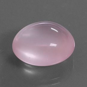 14.59 ct Pink Rose Quartz Stone, Natural Rose Quartz in Oval Cabochon Shape for Sale