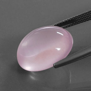 Rose Quartz Gemstone in 16.6 x 14.3 mm Size for Sale, Rose Quartz Stone in Light Pink Color