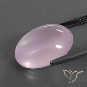 Rose Quartz Gemstone in 17.9 x 14.2 mm Size for Sale, Rose Quartz Stone in Bubblegum Pink Color