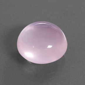 7.23 ct Pink Rose Quartz Stone, Natural Rose Quartz in Round Cabochon Shape for Sale