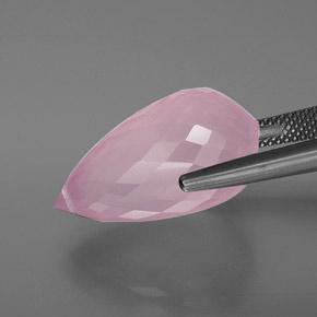 Rose Quartz Gemstone in 22.1 x 11.9 mm Size for Sale, Rose Quartz Stone in Rose Pink Color