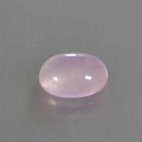 4.47 ct Pink Rose Quartz Stone, Natural Rose Quartz in Oval Cabochon Shape for Sale