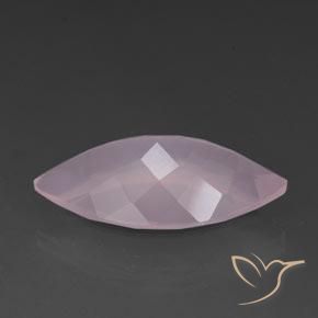 Rose Quartz Gemstone in 28.4 x 15.2 mm Size for Sale, Rose Quartz Stone in Medium Pink Color
