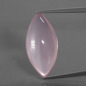 Оттенки розового Розовый Кварц Камень - 11.4ct Огранка Маркиза Кабошон (ID: 380264)