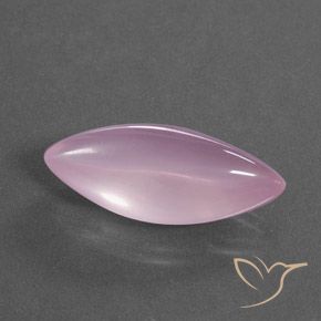 14.17 ct Pink Rose Quartz Stone, Natural Rose Quartz in Marquise Cabochon Shape for Sale