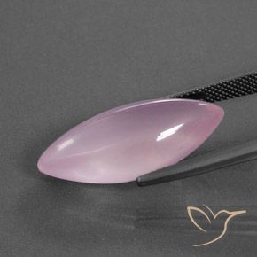Rose Quartz Gemstone in 25.4 x 12.2 mm Size for Sale, Rose Quartz Stone in Rose Pink Color