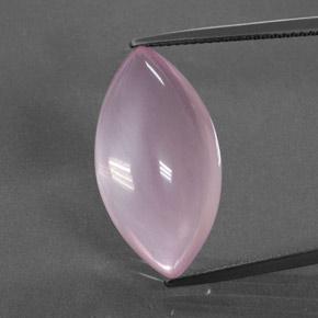 Medium Rose Pink Rosenquarz Edelstein - 19ct Marquise Cabochon (ID: 380369)