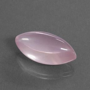 18.96 ct Pink Rose Quartz Stone, Natural Rose Quartz in Marquise Cabochon Shape for Sale