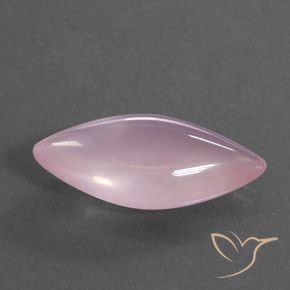 16.11 ct Pink Rose Quartz Stone, Natural Rose Quartz in Marquise Cabochon Shape for Sale