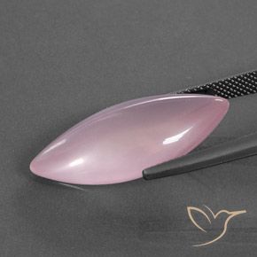 Rose Quartz Gemstone in 27.2 x 13.5 mm Size for Sale, Rose Quartz Stone in Rose Pink Color