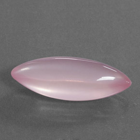 19.33 ct Pink Rose Quartz Stone, Natural Rose Quartz in Marquise Cabochon Shape for Sale