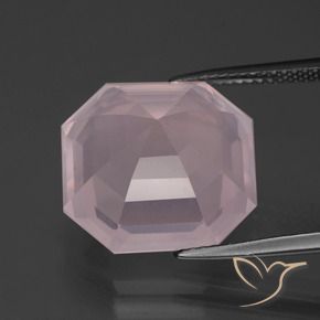 Rose Quartz Gemstone in 16 x 16 mm (calibrated) Size for Sale, Rose Quartz Stone in Medium Pink Color