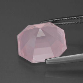 Rose Quartz Gemstone in 13 x 13 mm (calibrated) Size for Sale, Rose Quartz Stone in Bubblegum Pink Color
