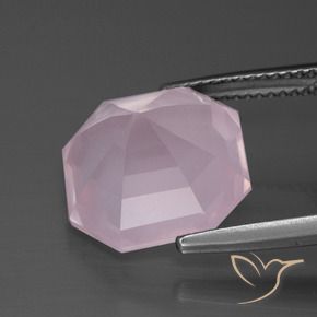 Rose Quartz Gemstone in 13 x 13 mm (calibrated) Size for Sale, Rose Quartz Stone in Bubblegum Pink Color