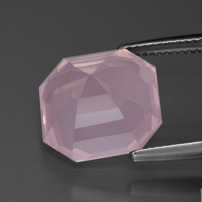 Rose Quartz Gemstone in 13.5 x 13.3 mm Size for Sale, Rose Quartz Stone in Rose Pink Color