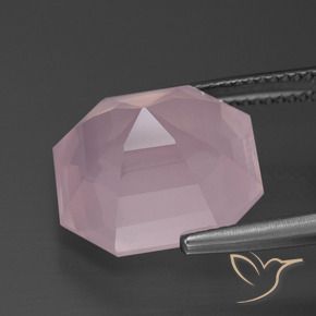 Rose Quartz Gemstone in 14 x 14 mm (calibrated) Size for Sale, Rose Quartz Stone in Bubblegum Pink Color