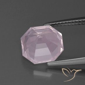 Rose Quartz Gemstone in 10 x 10 mm (calibrated) Size for Sale, Rose Quartz Stone in Light Pink Color