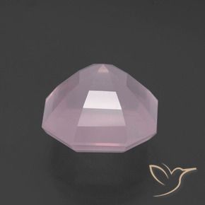 Rose Quartz Gemstone in 13 x 13 mm (calibrated) Size for Sale, Rose Quartz Stone in Light Pink Color