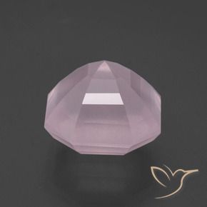 Rose Quartz Gemstone in 13 x 13 mm (calibrated) Size for Sale, Rose Quartz Stone in Light Pink Color