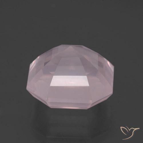Rose Quartz Gemstone in 14 x 14 mm (calibrated) Size for Sale, Rose Quartz Stone in Light Pink Color