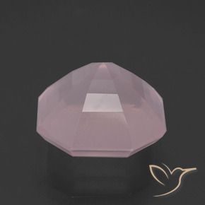 Rose Quartz Gemstone in 15 x 15 mm (calibrated) Size for Sale, Rose Quartz Stone in Rose Pink Color