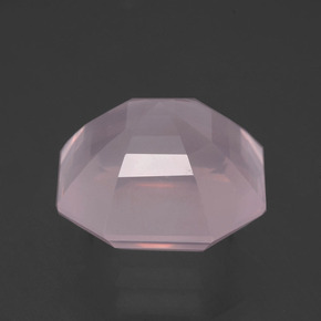 Rose Quartz Gemstone in 14.9 x 14.8 mm Size for Sale, Rose Quartz Stone in Light Pink Color
